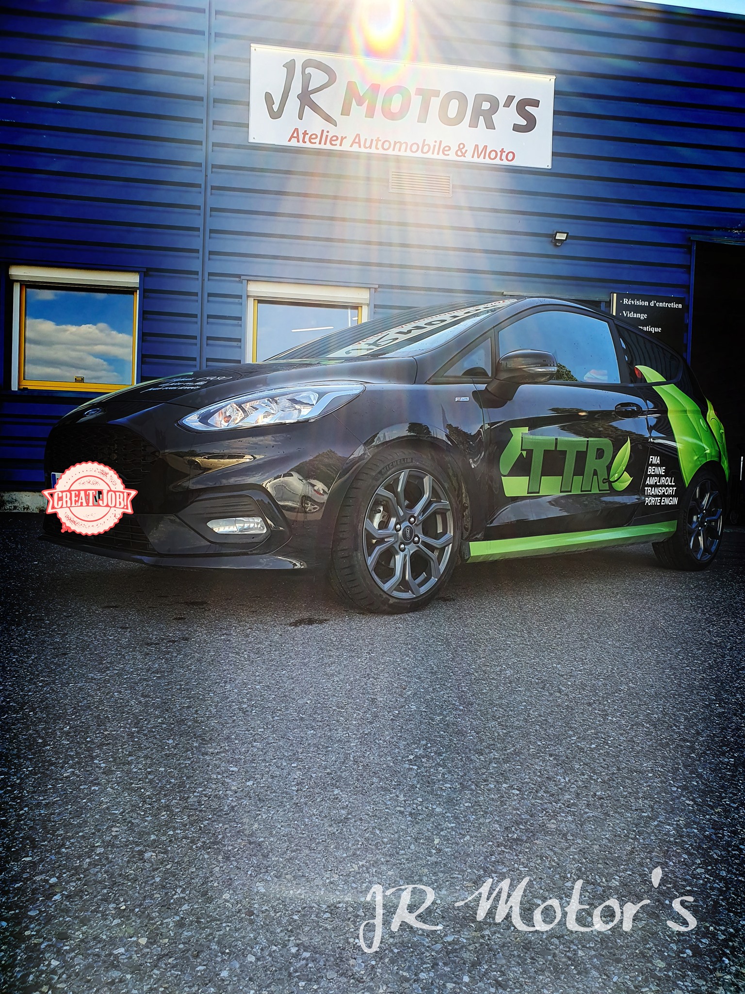 Révision réalisé par JR MOTORS pour une ford fiesta st du groupe ROELLINGER.